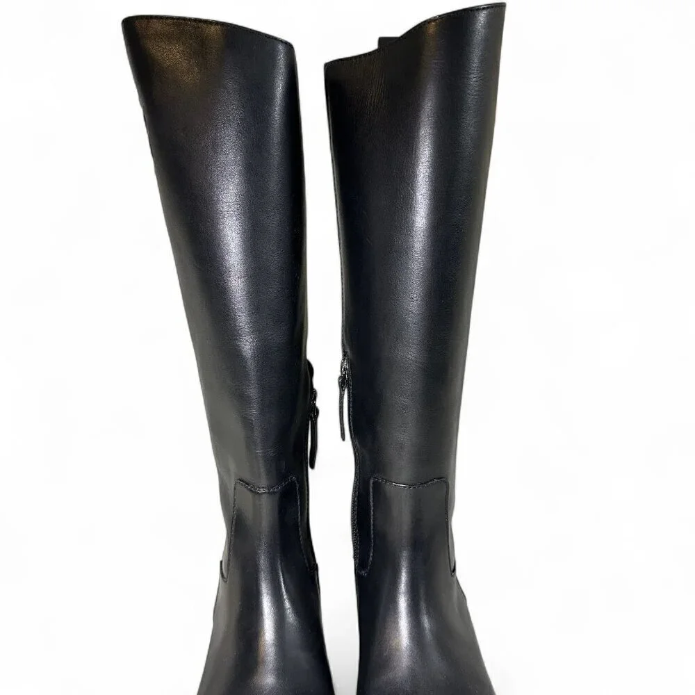 Tory Burch Flat Black Riding Boot Women's 7M NWOT
